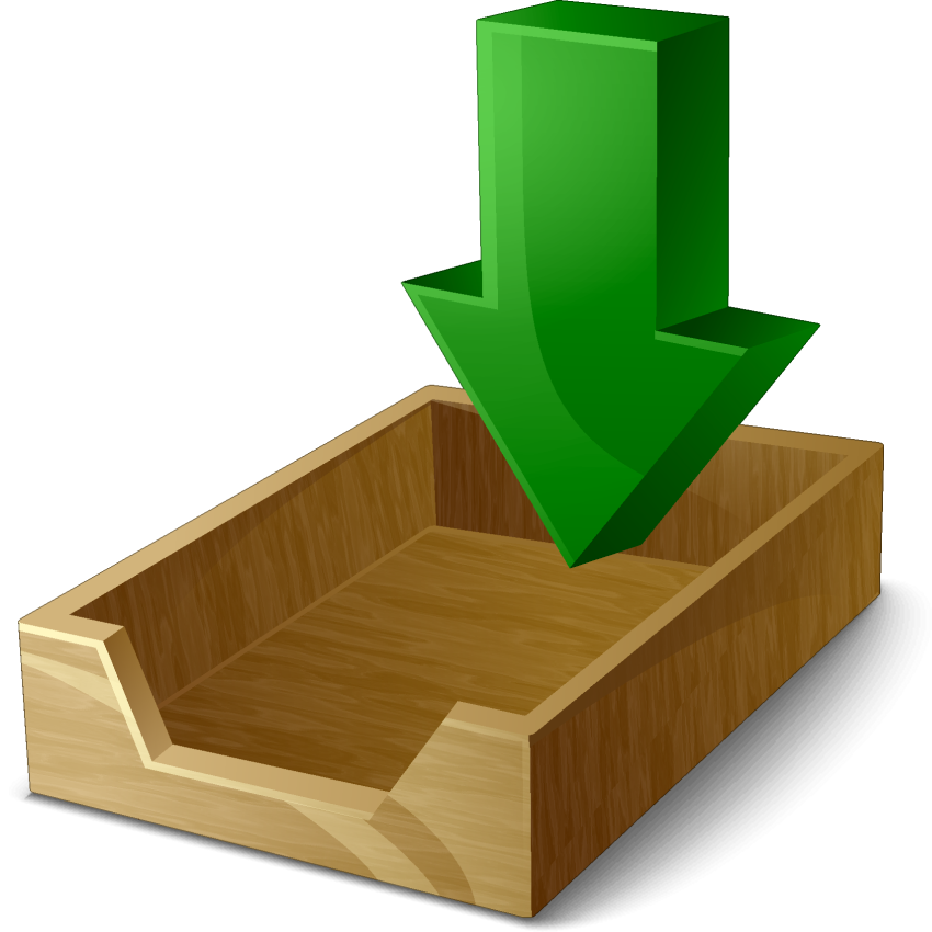 Symbol für Dokument entgegennehmen